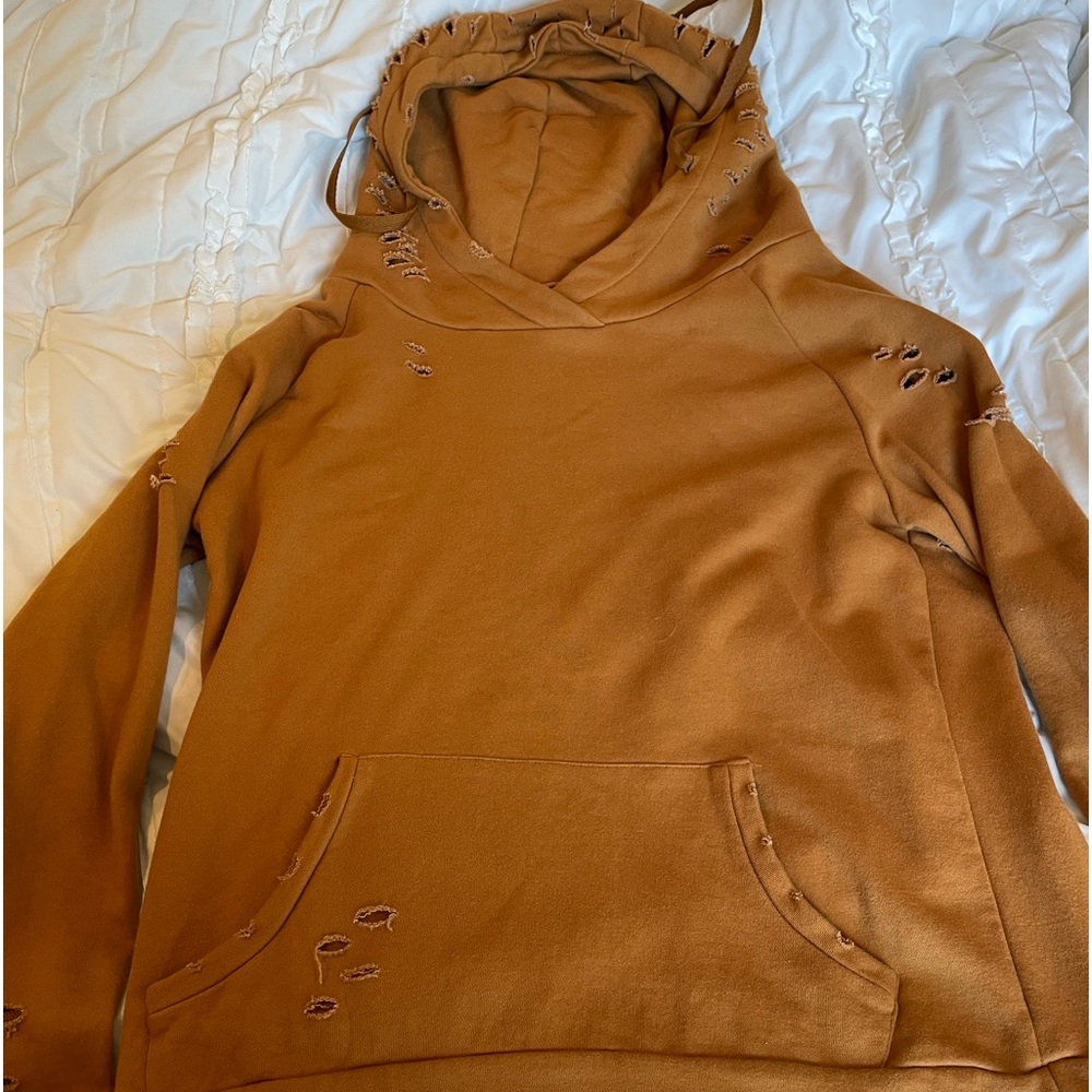 Chelsea DeBoer by Lily and Lottie distressed hoodie